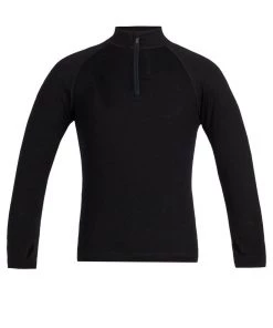 Icebreaker Kids' Merino 260 Tech Long Sleeve Half Zip Thermal Top