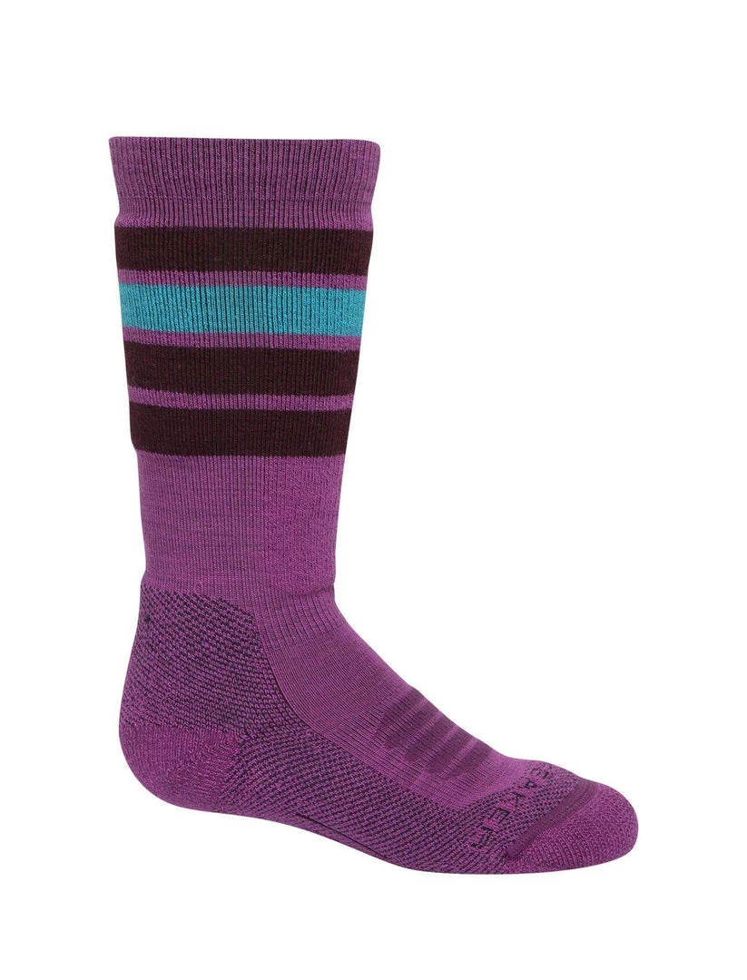 Icebreaker Kids Snow Medium Over The Calf Merino Socks Footwear 4 Icebreaker Kids Snow Medium Over The Calf Merino Socks Footwear