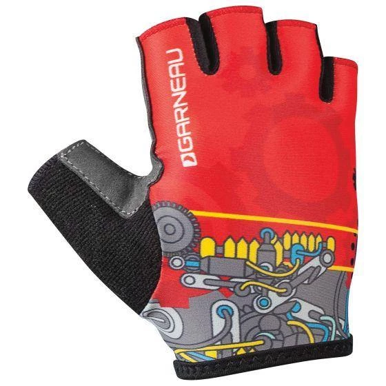 BIKE Louis Garneau Kids Red Machine Biking Gloves 3 BIKE Louis Garneau Kids Red Machine Biking Gloves