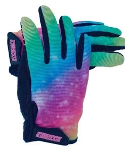 ZippyRooz Rainbow Full Finger Kids Biking Gloves