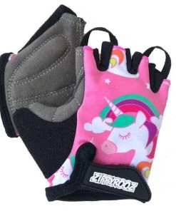 BIKE Zippyrooz Unicorns Half Finger Kids Biking Gloves