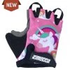 BIKE Zippyrooz Unicorns Half Finger Kids Biking Gloves