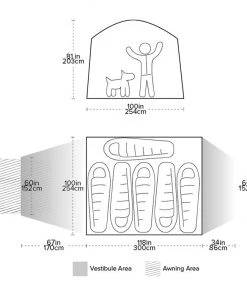 Big Agnes Bunk House 6 Person Tent CAMP