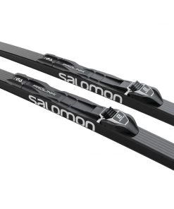 Snow Salomon Junior Aero Grip XC Ski With Pre-mounted Binding Set