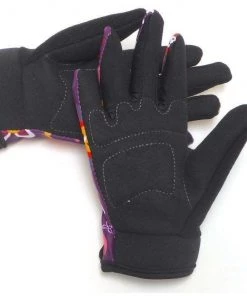 ZippyRooz Flowers Full Finger Kids Biking Gloves BIKE