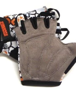 ZippyRooz Skulls Half Finger Kids Biking Gloves BIKE