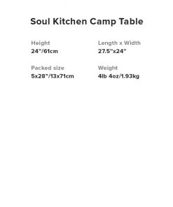 Big Agnes Soul Kitchen Camp Table