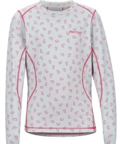 Ski And Snowboarding Clothing Marmot Boys And Girls Midweight Harrier And Meghan Crew Neck Baselayer