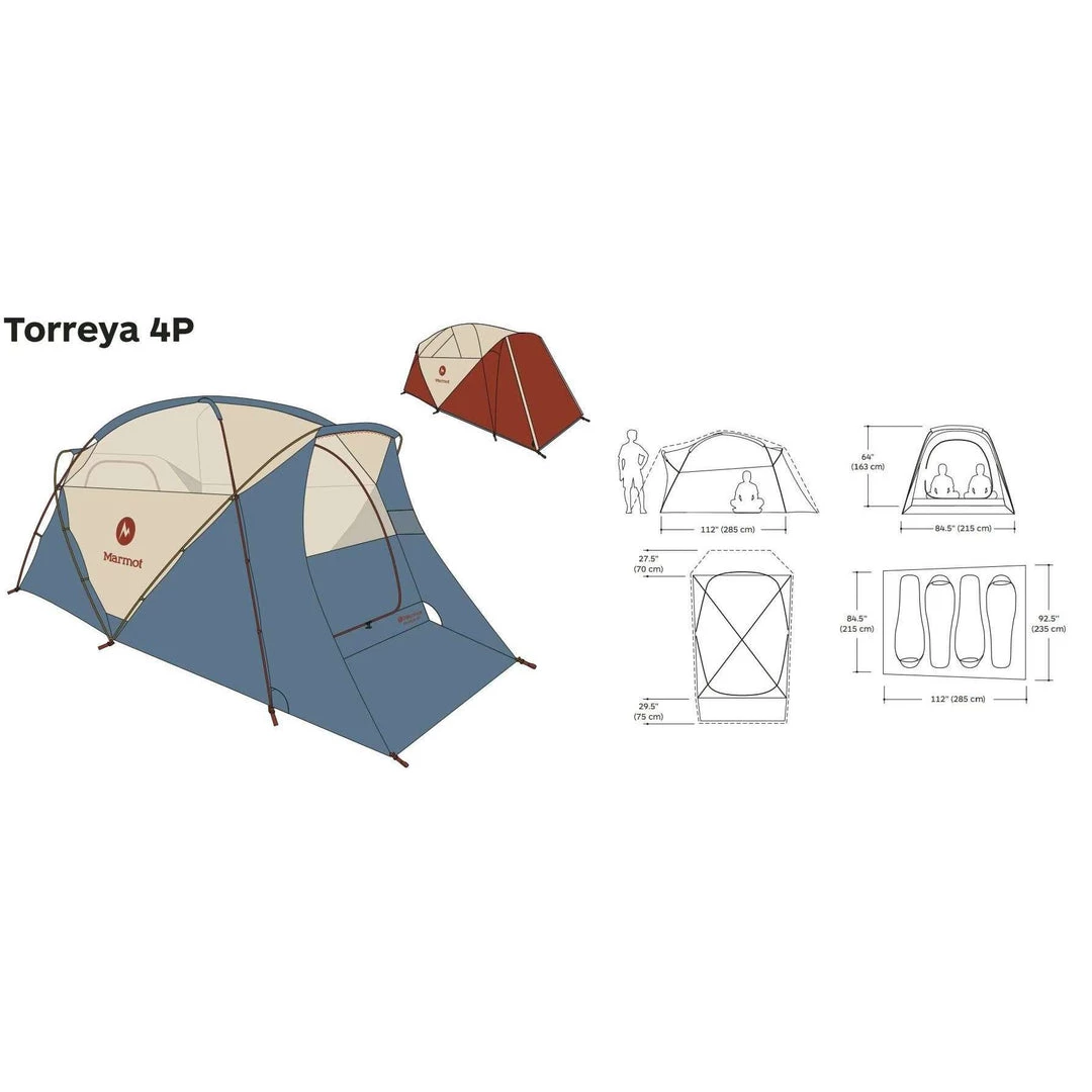 Marmot Torreya 4 Person Tent 7 Marmot Torreya 4 Person Tent