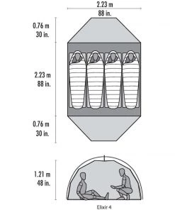MSR Elixir 4-person V2 Backpacking Tent 12 MSR Elixir 4-person V2 Backpacking Tent